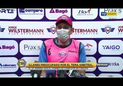 🚨Illanes preocupado por el tema arbitral. El Dt. Espera que el torneo se complete en cancha.