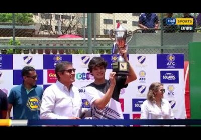 Boliviano Juna C. Prado ganó el ITFM15 de tenis. Se impuso al italiano Pontoglio por 2 sets a 0.