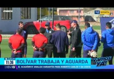 Bolívar trabaja y aguarda. El ‘Académico’ analiza variantes para Roberto Carlos y Da Costa.