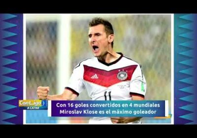 Miroslav Klose 🇩🇪 es el máximo goleador de los mundiales con 16 goles en 4 mundiales 🔥
