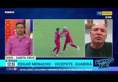 Vamos Ya❗️ Edgar Menacho: «De no llegar a un acuerdo tendremos que dar por finalizado el torneo».
