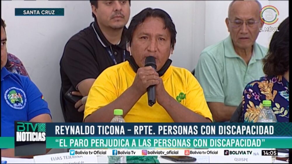 Personas con discapacidad sobre paro: “No tenemos transporte, estamos muriendo de hambre en nuestras casas”