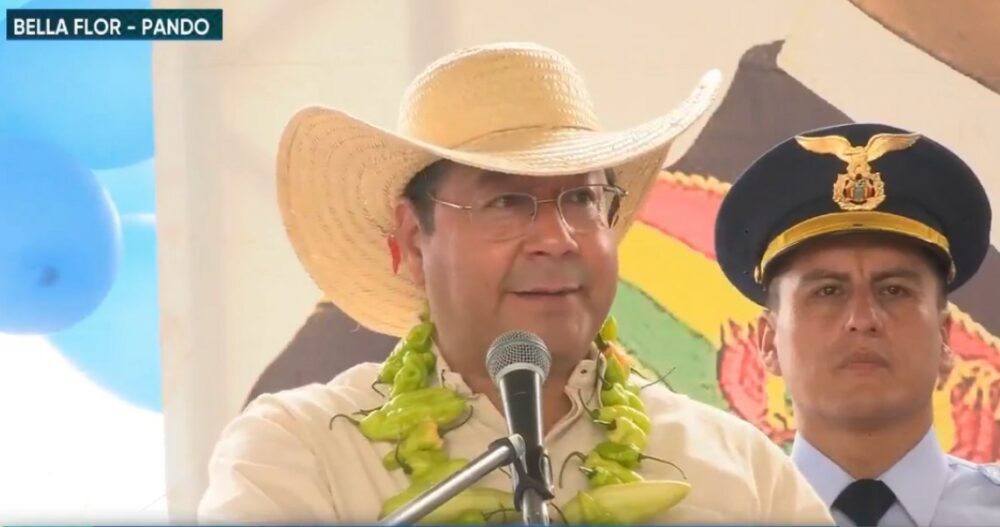 Presidente entrega la unidad educativa Villa Amazónica en Bella Flor, Pando