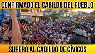 CONFIRMADO, CABILDO DEL PUEBLO EN EL CHIRIGUANO SUPERA POR MUCHO AL