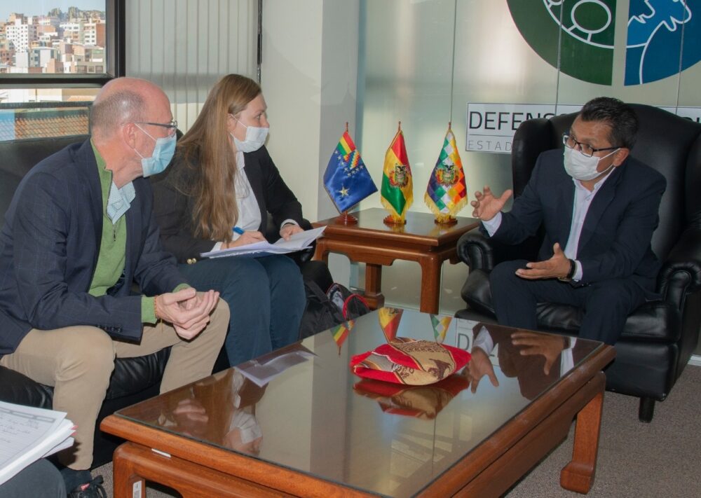 Defensor del Pueblo y el Alto Comisionado perfilan acciones para fortalecer los derechos humanos