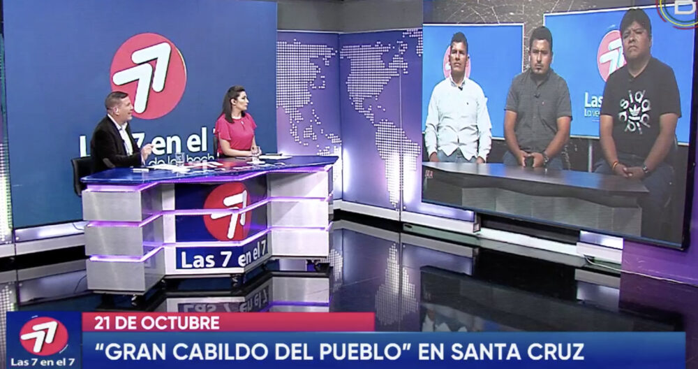 Organizaciones cruceñas anuncian defensa de la democracia y de su derecho al trabajo