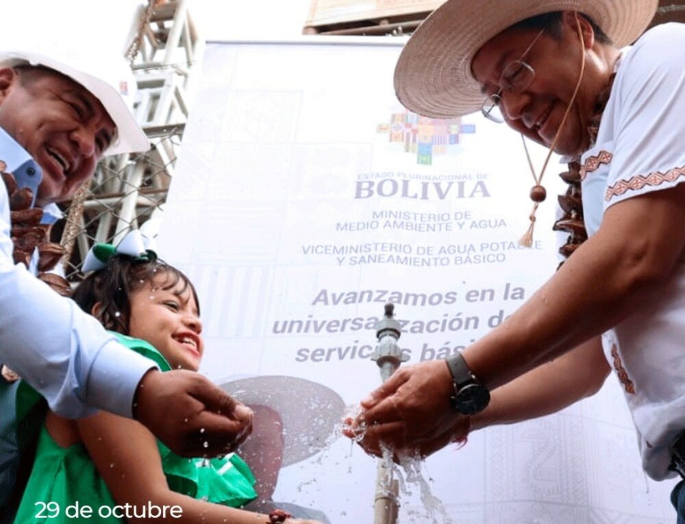Presidente reafirma compromiso de ejecutar obras de agua potable, riego y saneamiento básico