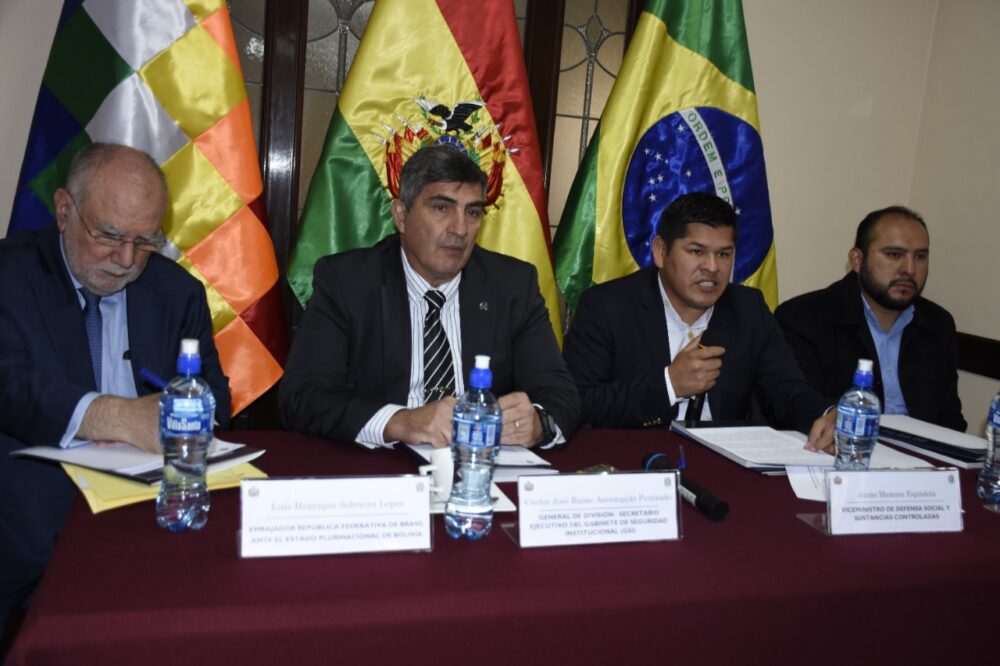 Bolivia y Brasil diseñan un plan de acción contra la delincuencia trasnacional en frontera