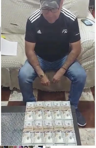 FELCN: Persona del video con suma cuantiosa de dinero tiene seis antecedentes por narcotráfico