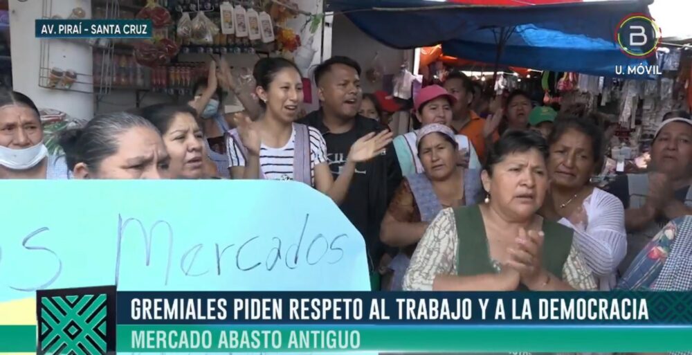 Gremiales de Santa Cruz permanecerán las 24 horas en sus puestos de venta desde el 21 de octubre
