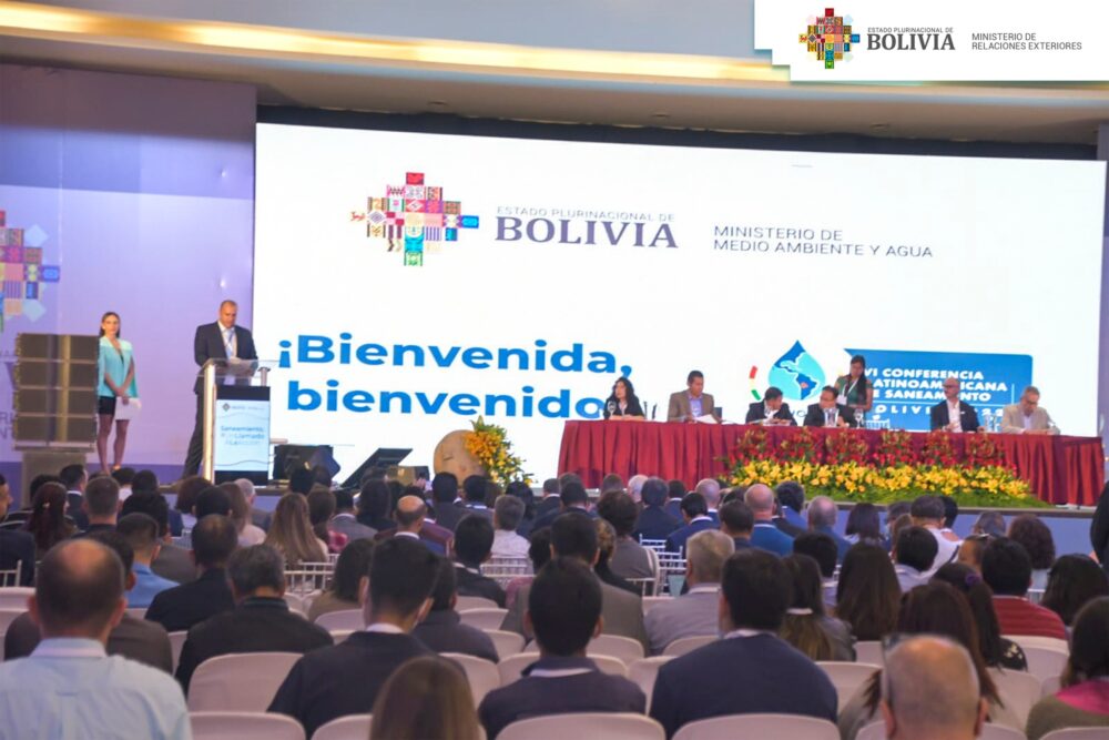 LatinoSan 2022: Bolivia reitera que el agua es un derecho humano y articula alianzas para su acceso universal