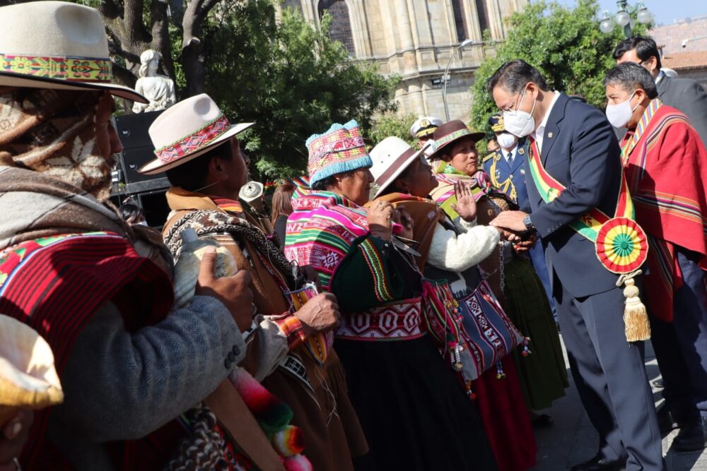 Arce destaca políticas de fomento a la cultura y descolonización