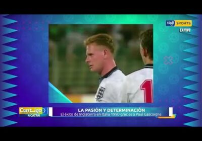 Contigo a Catar. El éxito de Inglaterra en Italia 1990 gracias a Paul Gascoigne.