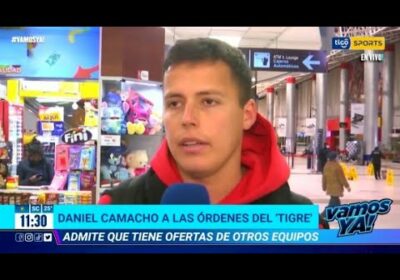 Daniel Camacho a las ordenes del ‘Tigre’. Admite que tiene ofertas de otros equipos.