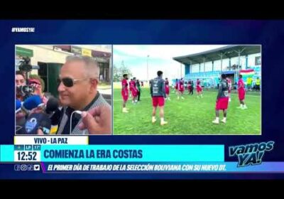Palabras de Fernando Costa en el primer día de trabajo de la Selección boliviana con su nuevo DT.