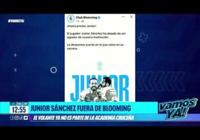 Junior Sánchez fuera de Blooming «El volante ya no es parte de la Academia Cruceña»