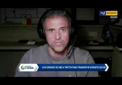 Luis Enrique se une a Twitch para transmitir durante Qatar.