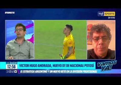 Victor Hugo Andrada, nuevo DT de Nacional Potosí. El estratega argentino y un nuevo reto