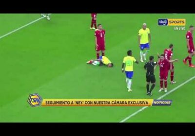 Cámara exclusiva de Tigo Sports. Los goles del triunfo de Brasil.