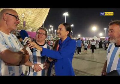 ¡Hinchas argentinos en Tigo Sports! Nuestra corresponsal Mary Lijeron entrevistó a algunos hinchas