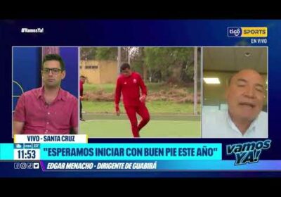 Edgar Menacho, dirigente de Guabirá nos cuenta los detalles de cara al cruce por Copa Sudamericana.