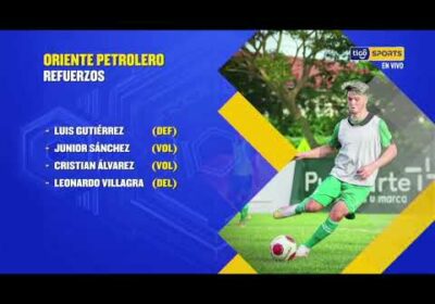 Luber Sánchez: “El tema de Facundo es una incógnita”.