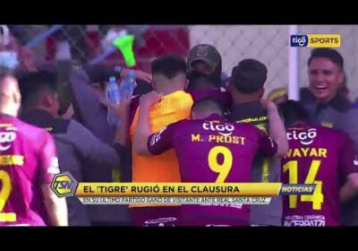 🚨El ‘Tigre’ rugió en el clausura. En su último partido ganó de visitante ante Real Santa Cruz.