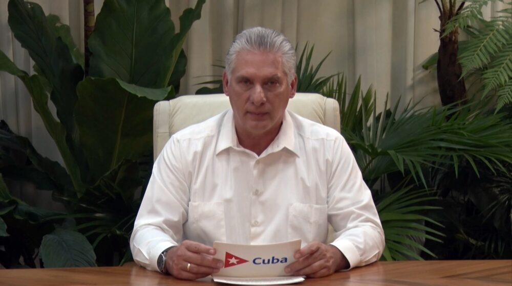 En la imgen un registro deldictador de Cuba, Miguel Diaz-Canel. EFE/Archivo
