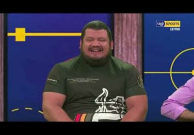 Cristian Quiroga, el hombre mas fuerte de Bolivia se alista para competir en Brasil.