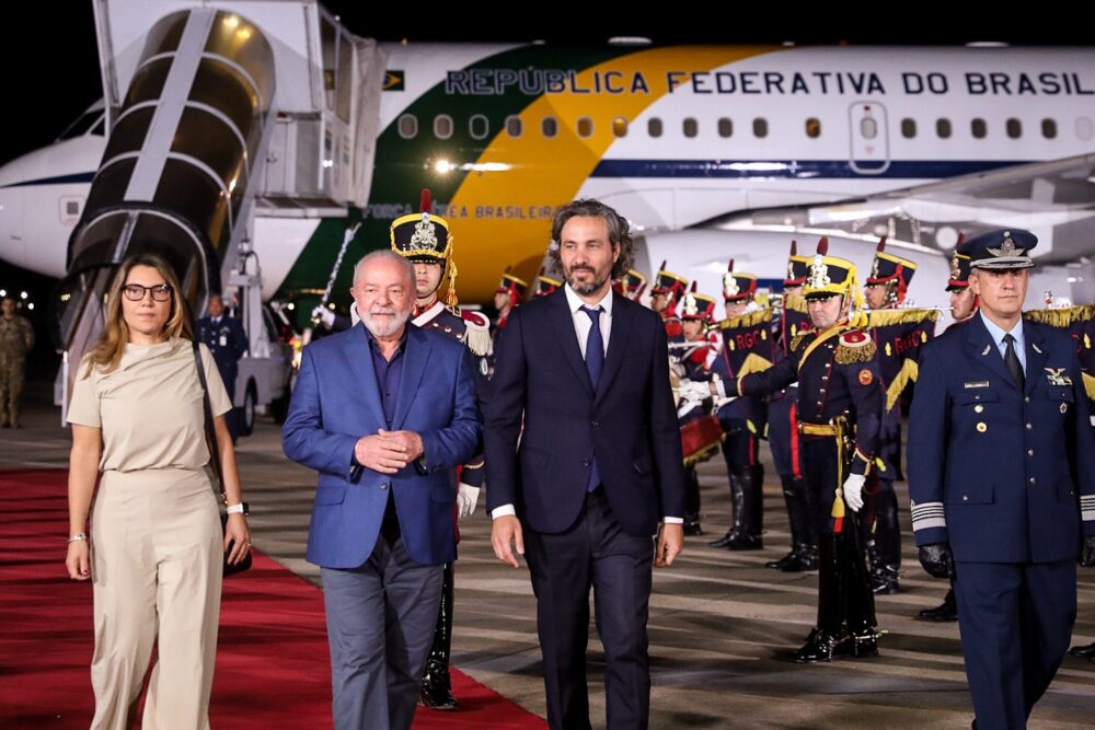Lula da Silva llegó a la Argentina