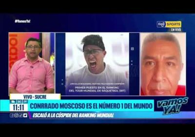Conrrado Moscoso – Raquetbolista  «Escaló a la cúspide del ranking mundial»