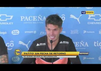 🚨’Patito’ sin fecha de retorno. No quiere apurar su recuperación.