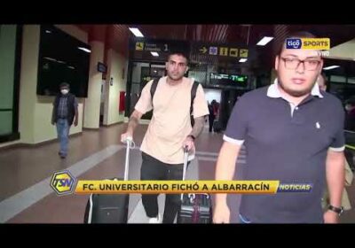 🚨FC. Universitario fichó a Albarracín.