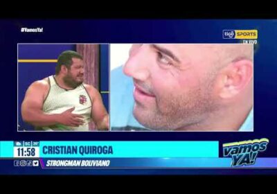 #VamosYa❗️Cristian Quiroga, el hombre más fuerte de Bolivia 🇧🇴 en VamosYa