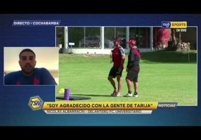 Albarracín refuerza a FC Universitario. Es su segundo club en Bolivia.