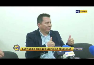 🚨Gary Soria dice que no piensa renunciar.