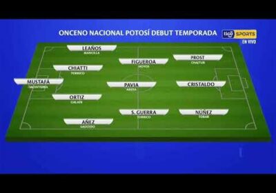 🔬Onceno de Néstor Clausen para el debut de Nacional Potosí.