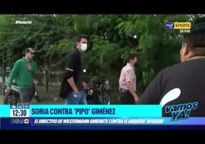 Soria contra ‘Pipo’ Giménez. El directivo de Wilstermann arremete contra el arquero ‘Aviador’.