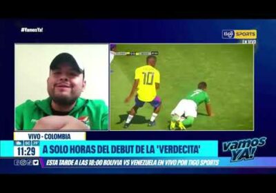 A solo horas del debut de la ‘Verdecita’. Esta tarde a las 18:00 Bolivia vs. Venezuela en vivo