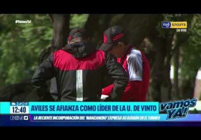 Avilés se afianza como líder de la U. de Vinto. La reciente incorporación del ‘Manzanero’ expresa…