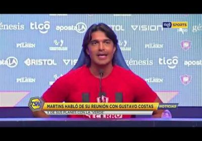 🚨Martins habló de su reunión con Gustavo Costas y de sus planes con la ‘Verde’.