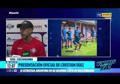 Vamos Ya ❗️Presentación oficial de Cristián Díaz. El argentino en su segunda etapa en Wilstermann.