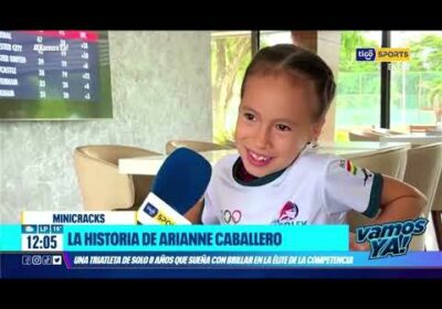 Vamos Ya ❗️La historia de Arianne Caballero, una triatleta de solo 8 años.