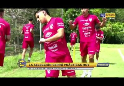 🚨La selección cerró prácticas hoy. Este jueves se juega todo ante Uruguay.