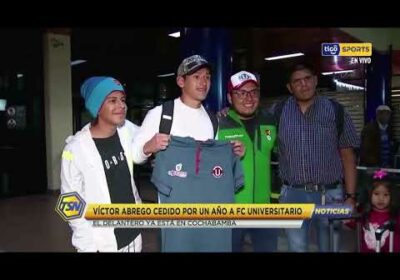 🚨Víctor Abrego cedido por un año a FC Universitario. El delantero ya está en Cochabamba.