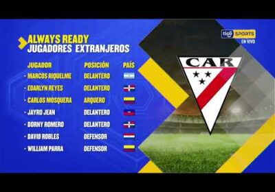 🔬Estos son los jugadores extranjeros que se quedaron y que llegaron a Always Ready.