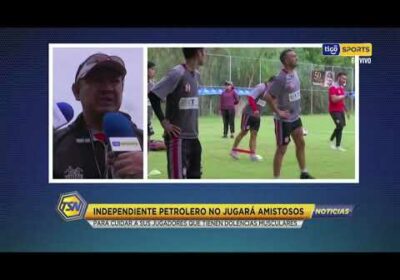 Independiente no jugará amistoso. Para cuidar a sus jugadores que tienen dolencias musculares.