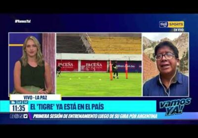 VamosYa ❗️El ‘Tigre’ ya está en el país. Primera sesión de entrenamiento.