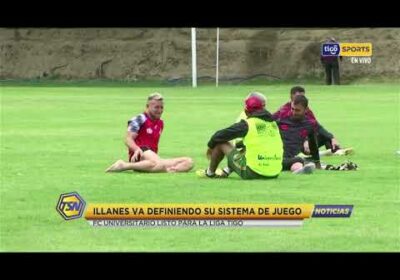 🚨Illanes va definiendo su sistema de juego.