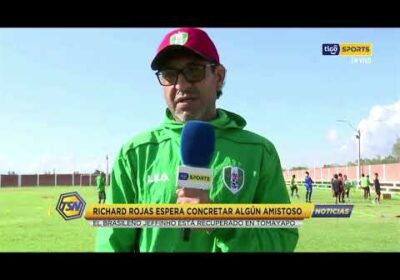 🚨Richard Rojas espera concretar algún amistoso.